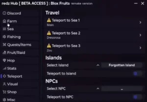 Redz Hub Script – Blox Fruits